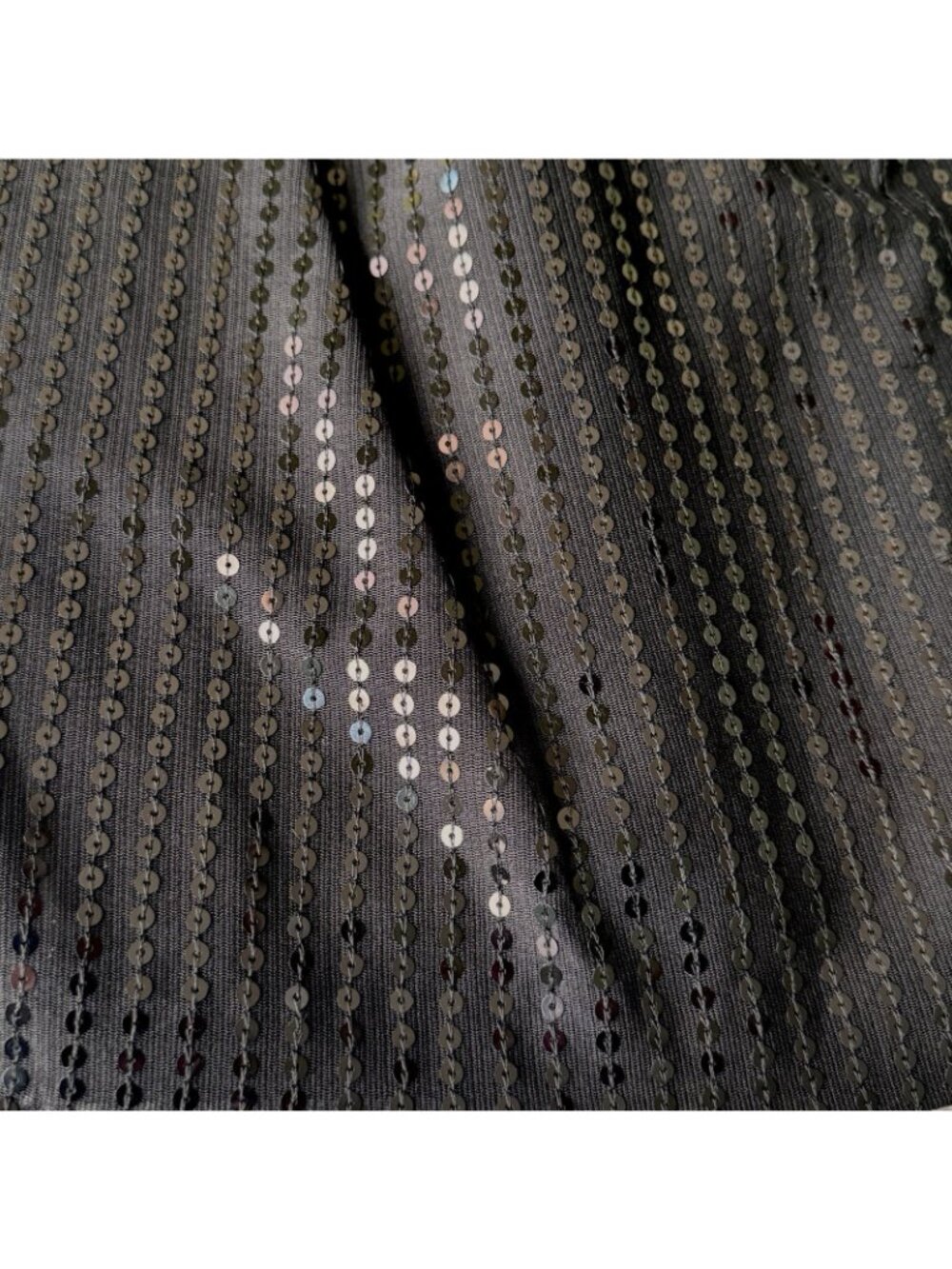 Little Black Dress Women's 10 Cocktail Sleeveless Empire Deep V Sequins London - Picture 3 of 12